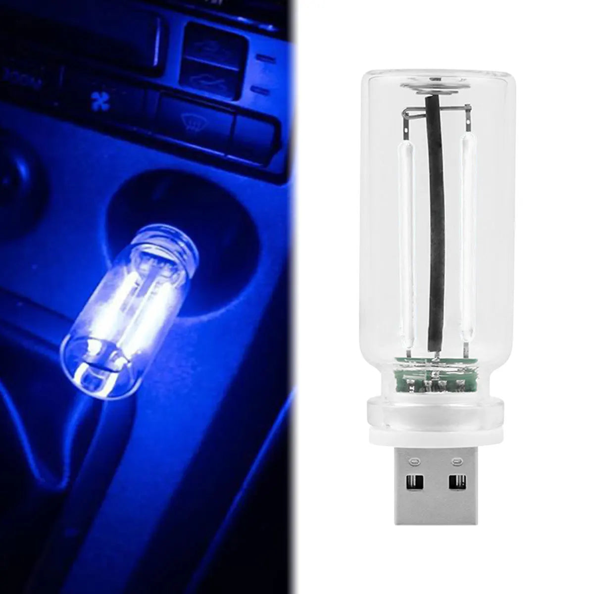 USB Touch Control LED Night Light Atmosphere Light Bulb Incandescent Lamp LED Filament Light Bulb Car Camping Home Room Decor