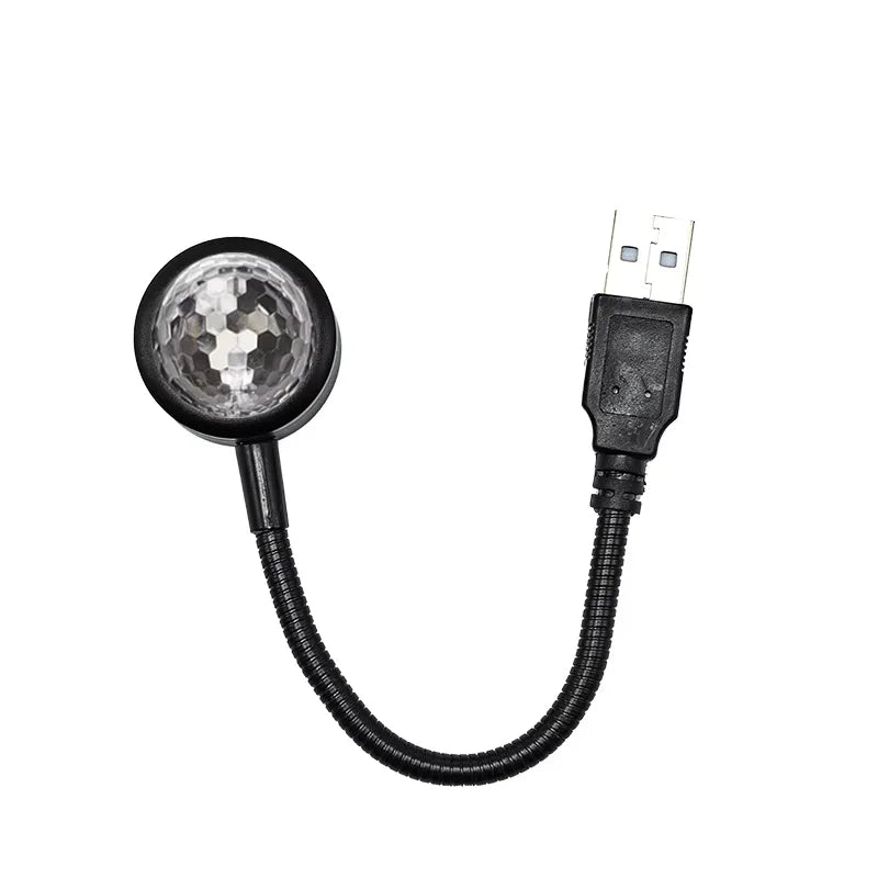 Mini LED Car Roof Star Night Light Projector Atmosphere Galaxy Lamp USB Decorative Adjustable For Auto Roof Room Ceiling Decor