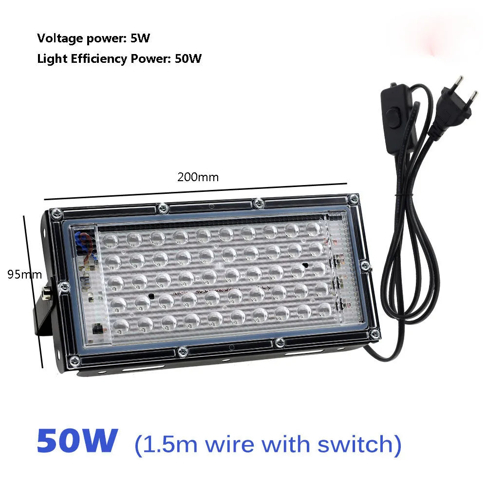 Led 100W 300W Purple Light 365nm UV Curing Lamp 395nm Fluorescent Detection Lamp Shadowless Glue UV Curing lamp Green Oil Resin