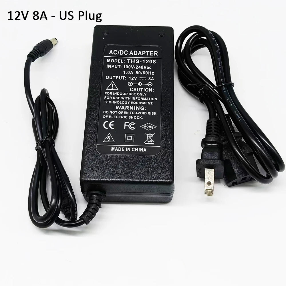 12V LED Adapter AC 100V-240V to DC 12V Transformer 1A 2A 3A Electronic Power Supply Converter LED Driver For LED Strips Light EU