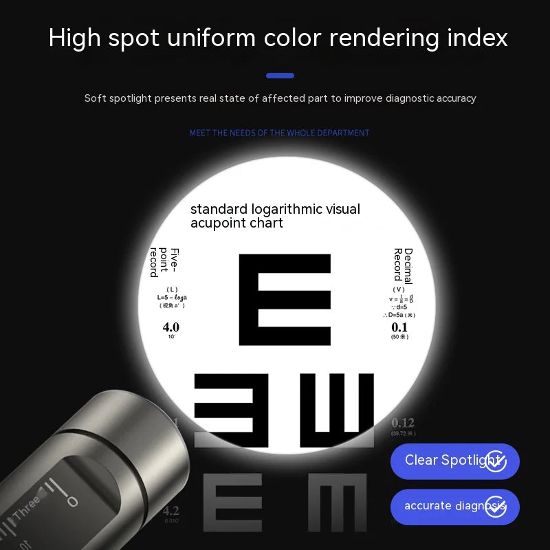 Rechargeable LED Professional Medical Pen Light Handy Portable Doctor Nurse First Aid Diagnosis Flashlight