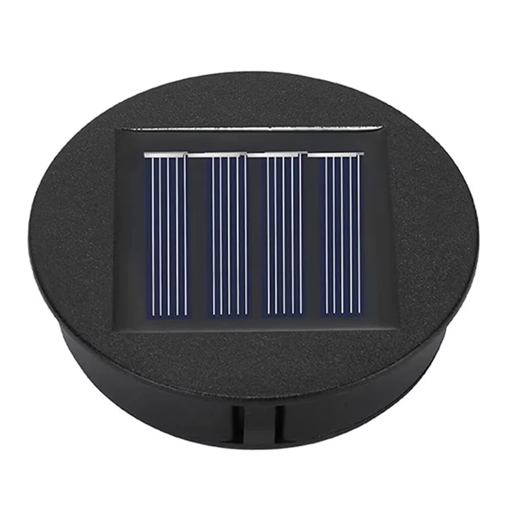 LED Solar Lights Replacement Tops Solar Panel with Switch Outdoor Hanging Lanterns Parts Waterproof Garden Lighting Accessories