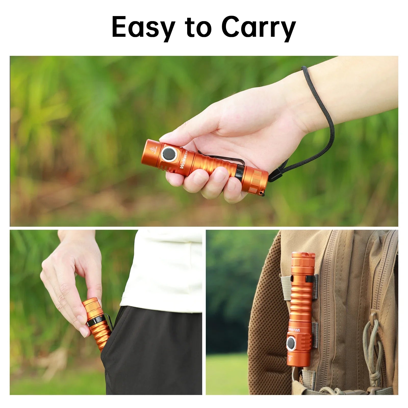 Wurkkos FC11C Nichia 519A Powerful 18650 Flashlight, USB C Rechargeable,Buck Circuit 1200Lumens with Magnetic Tail