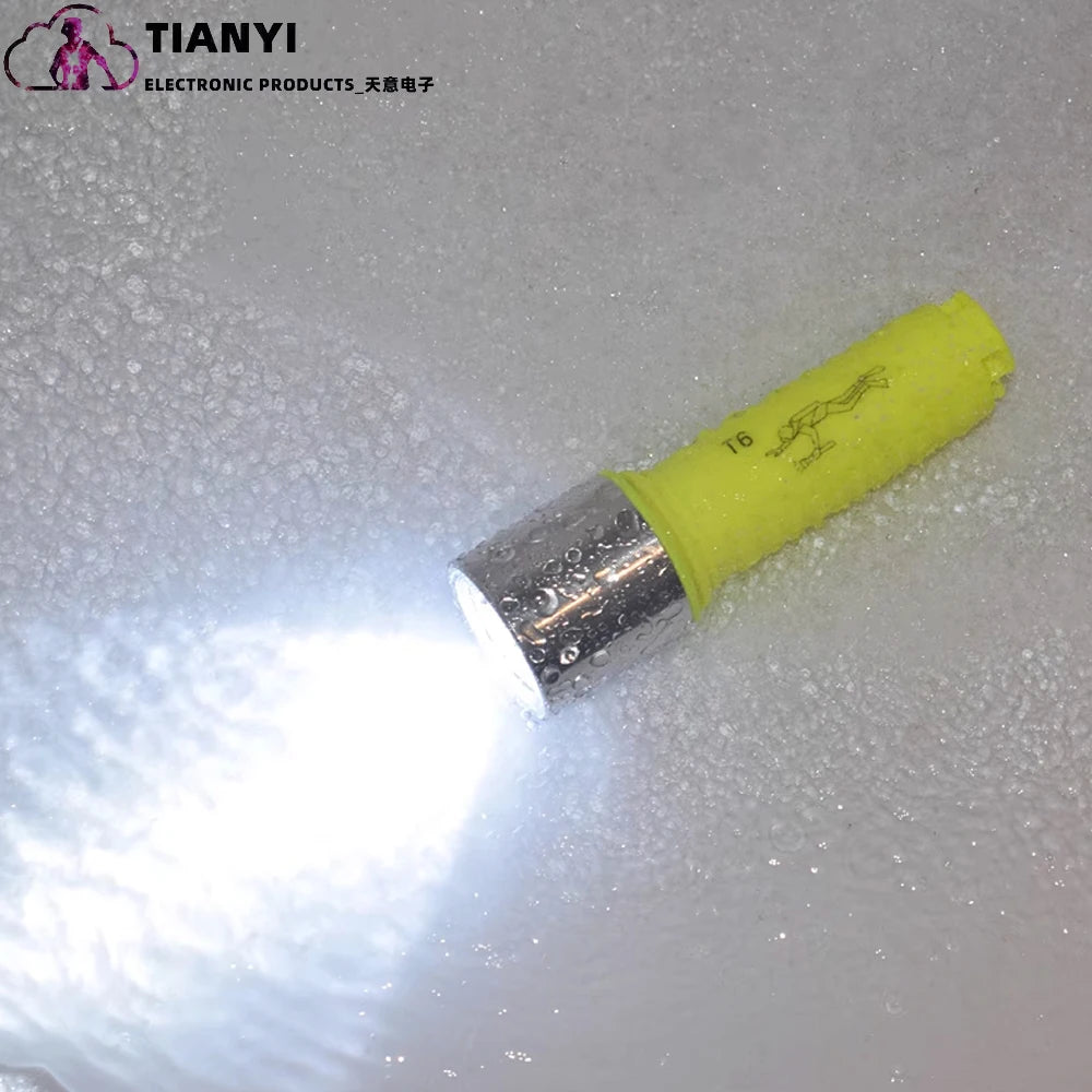 1100 Lumen Diving Flashlight Bright Submarine Light Scuba Safety Lights Waterproof Underwater Torch Outdoor