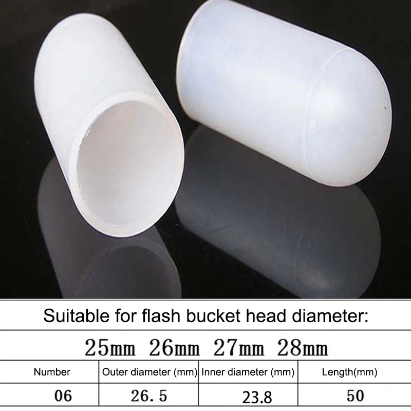 2Pcs Silicone Elastic Flashlight Lampshade For SP31 SP35 IF22A C8G IF25A SP36 S2 C8 EA01 TS21 Q8 14-75MM Torch