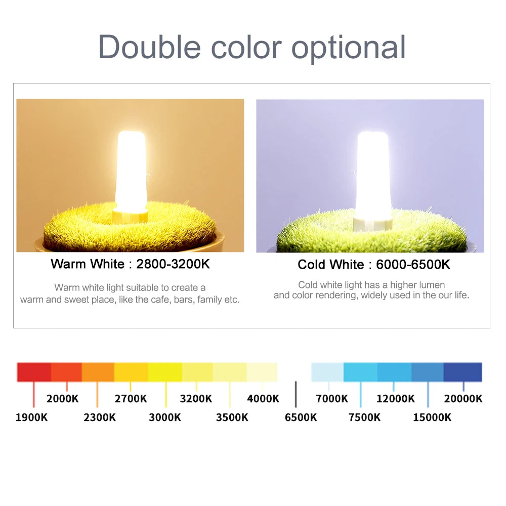 G4 LED COB Lamp Dimmable 6W 9W COB LED Bulb E14 AC/DC 12V 220V Lampada LED G9 COB Spotlight Chandelier Lighting Replace Halogen