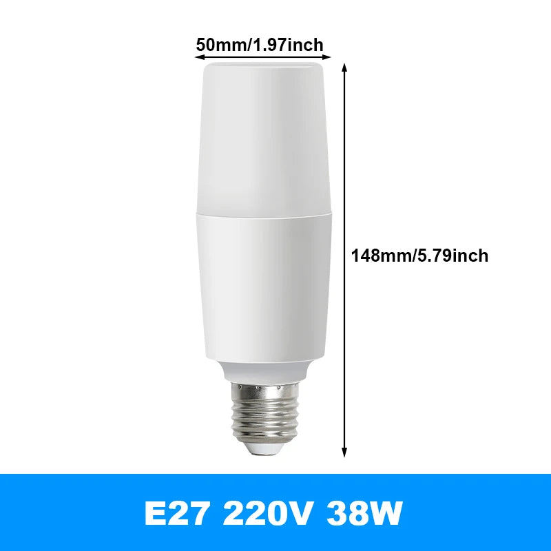LED Light Bulb 9W 18W 28W 38W AC 220V E27 LED Lamp Energy Saving Lamps Home Living Room Lampada LED Light Spotlight Lighting