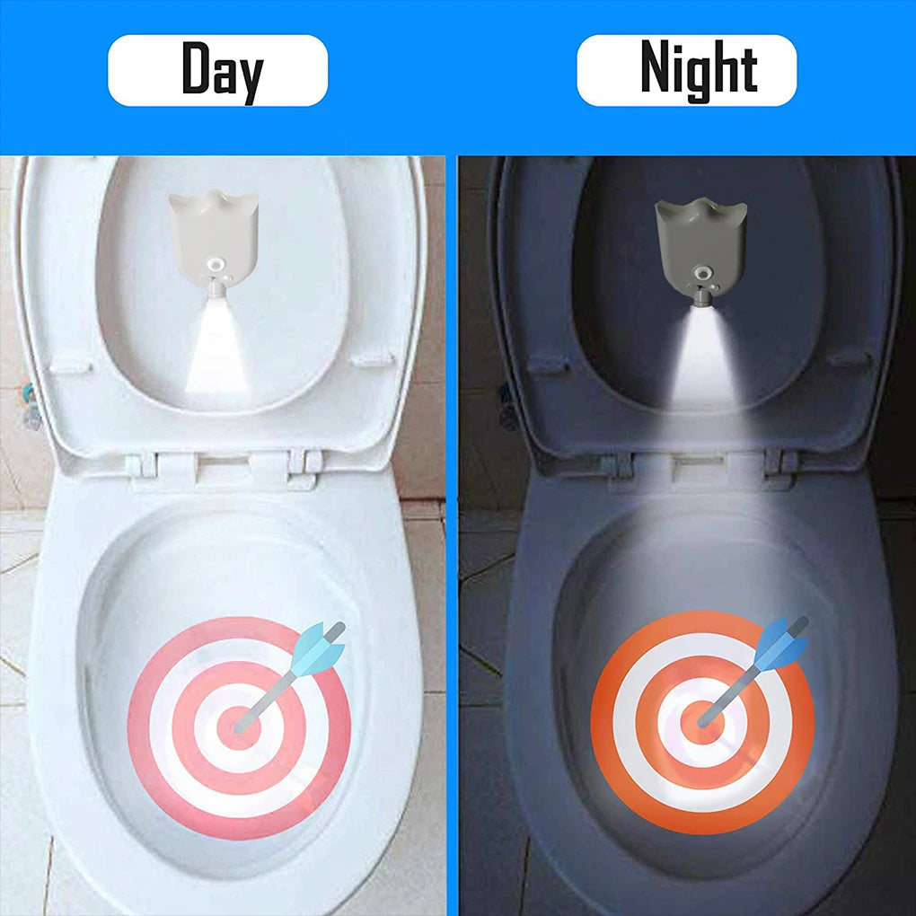 LED Motion Sensor Toilet Night Light Projector RGB Rechargeable Toilet Bowl Backlight Creative Bathroom Decor Lamp