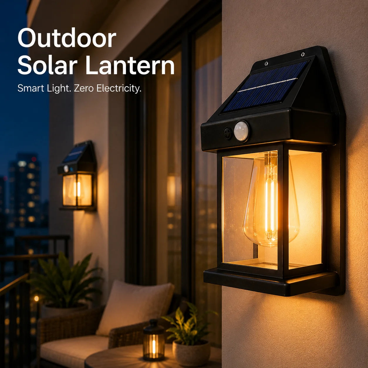 1/2/4/8Pack Solar Wall Lights Motion Sensor LED Lantern IP44 Waterproof Wall Mount Lamp Outdoor Courtyard Porch Deck Garden Yard