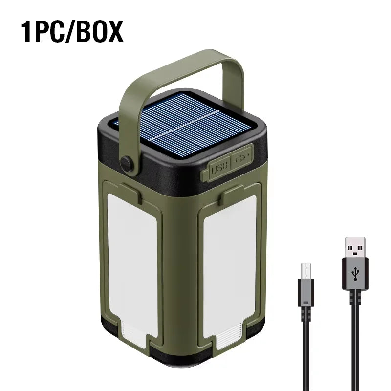 Outdoor Portable Mobile Power Light Type-C Charging LED Hanging Multi Gear Tent Light Suitable for Camping, Hiking, and Fishing