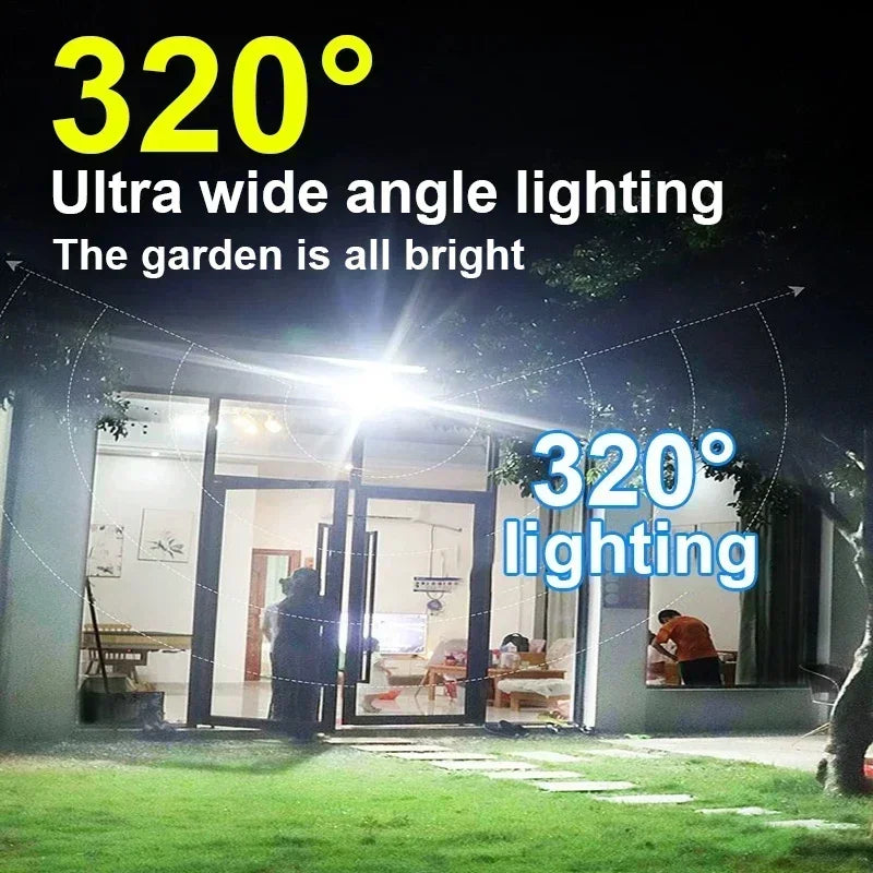New Solar Lamp 55LED Outdoor Sunlight Motion Sensor Remote Control Solar Focus Wall Street Light Waterproof External Solar Lamp