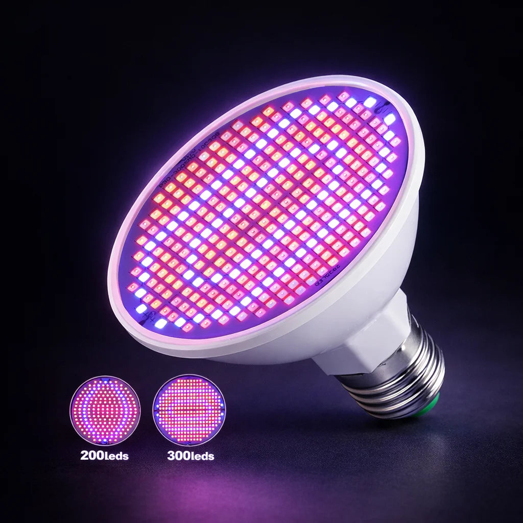 E27 LED Grow Light Bulb Full Spectrum AC85-265V Plant Lamp for Indoor Plants Hydroponics Flower Seedling