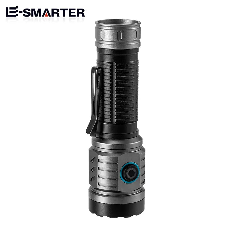 High Bright 3*LED Strong Light Mini Rechargeable Portable Torch Outdoor Aluminum Alloy Tactical Flashlight with Pen Clip