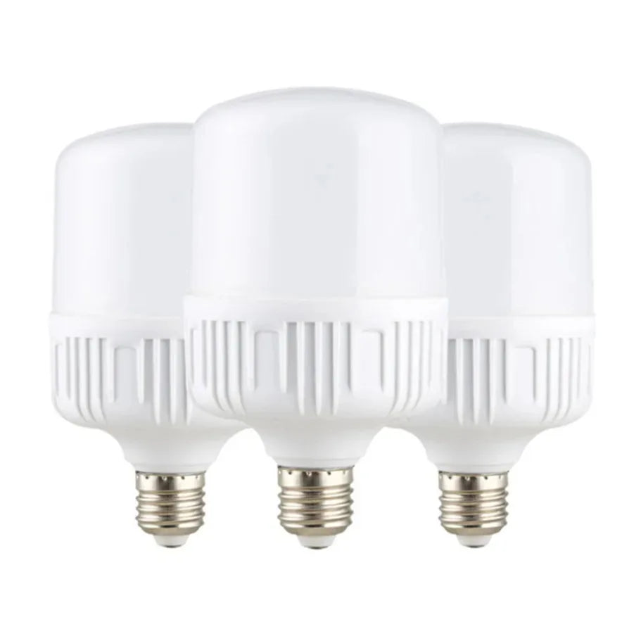 100W E27 LED Screw Mouth Light 220V High Brightness Light Bulb White Light Eye Protection Non Flickering High Heat Dissipation