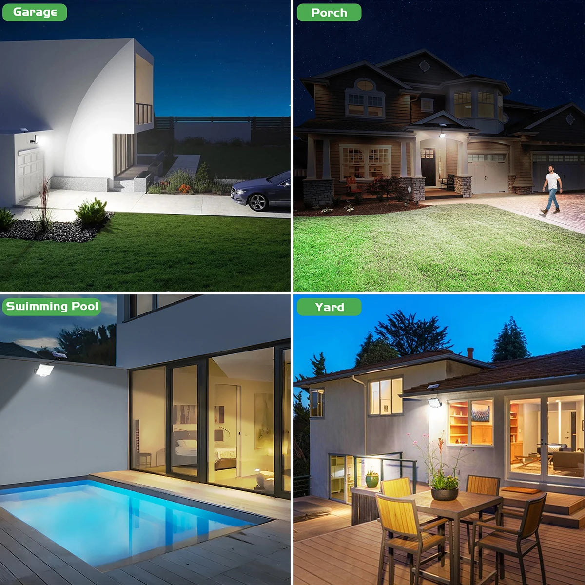 Solar Light for Outdoor 106/122 LED Solar Light Outdoor with Motion Sensor IP65 Waterproof 120° Lighting Angle Solar Wall Light