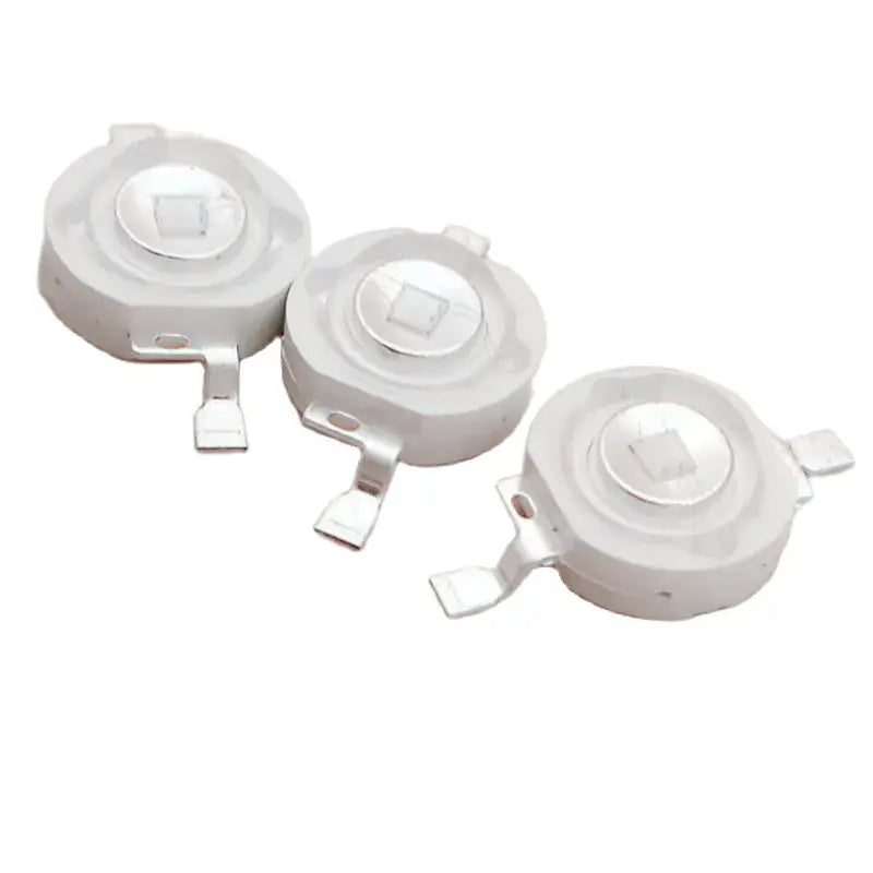 50pcs 3W LED chip UV High power bead Light 365 375 380 395 400 410 420 430nm Silicone Len High temperature resist