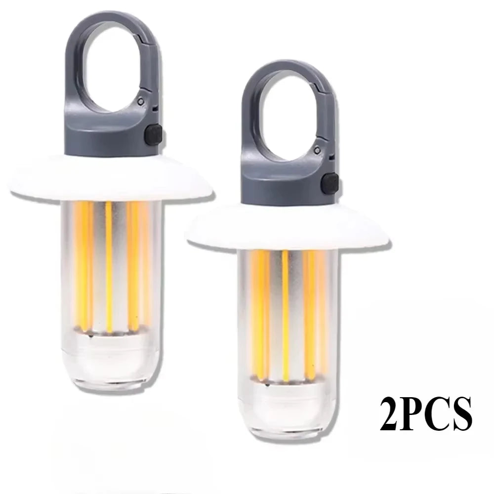 Rechargeable LED Portable Light Super Bright Flashlight Camping Light Work Light 5 Lighting Modes Waterproof Outdoor Light