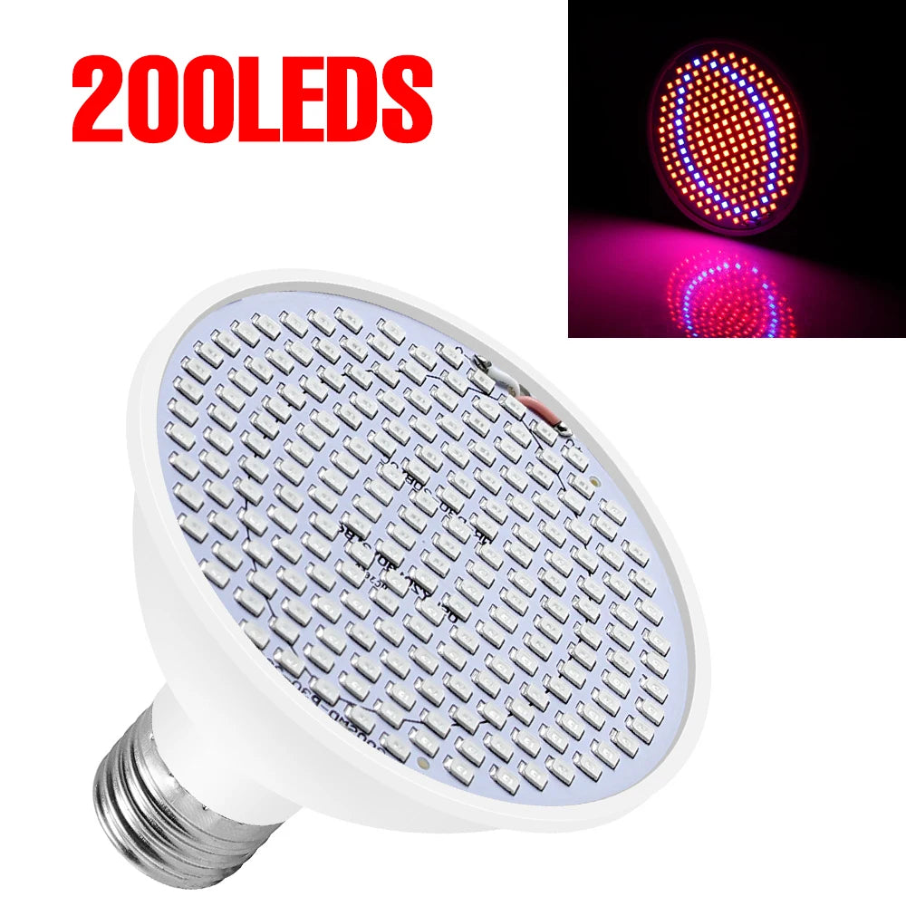 LED Plant Grow Lights Bulb E26/E27 Full Spectrum 85-265V Flowers Hydroponics Greenhouse Tent Growbox Cultivation Phytolamp Bulbs