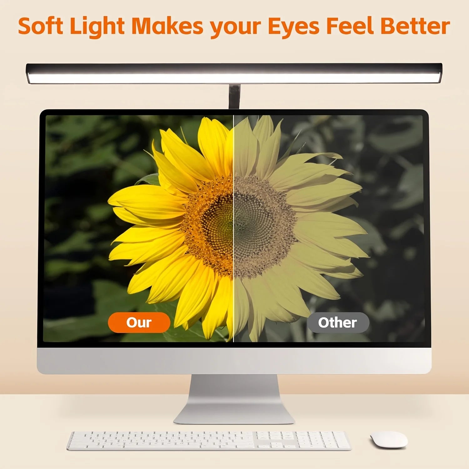 LED Desk Lamp with Sturdy Clamp 88 LEDs Eye-Caring Light, Stepless Dimming Adjustable Flexible Gooseneck USB Powered Task Light for Office Home Study Reading Gaming Workbench