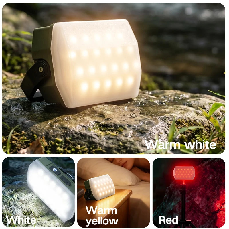 Ultra Long Endurance Portable Strong Light Charging Outdoor Tea Drinking Campsite Tent Lighting