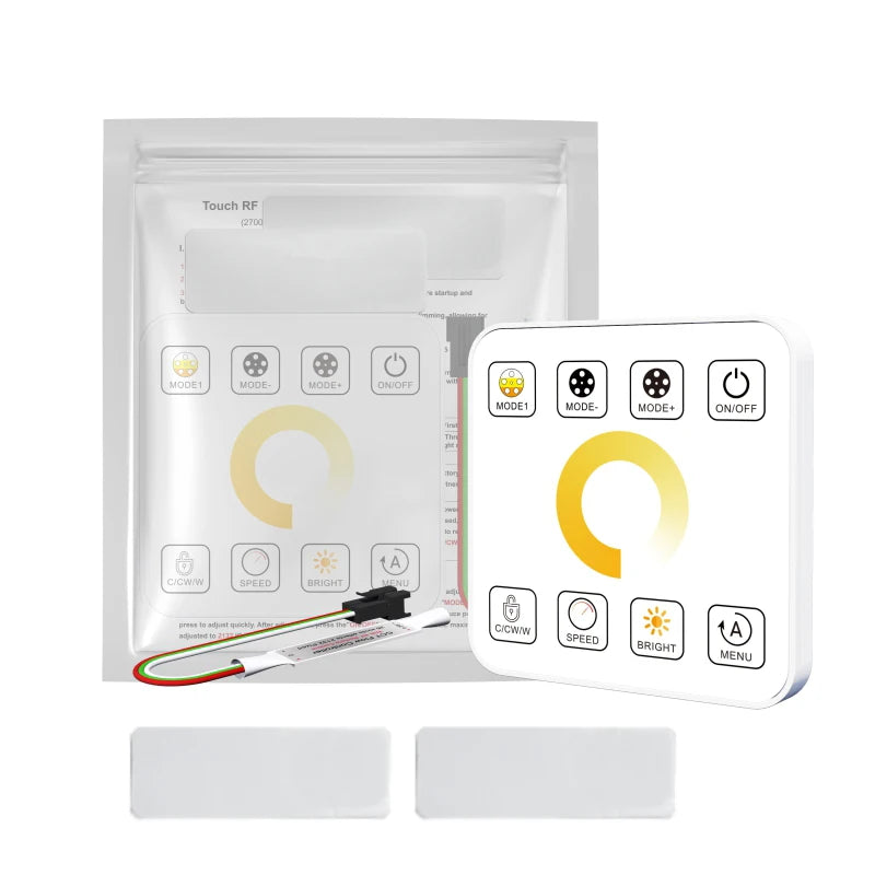 DC5-24V 86 Touch Panel Mini CCT Controller WS2811 Color Temperature Running Water Flowing Horse Race Led Strip Dimmers