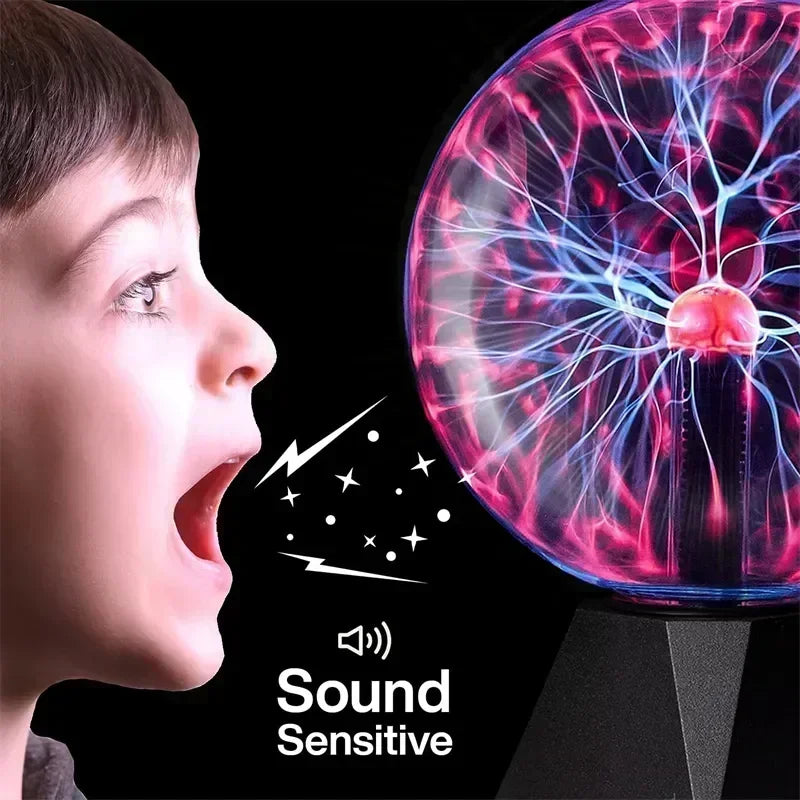 3inch Novelty Magic Plasma Touch Sensitive Lamp Child Holiday Gift Indoor Desktop Decoration Glass Ball Night Lights