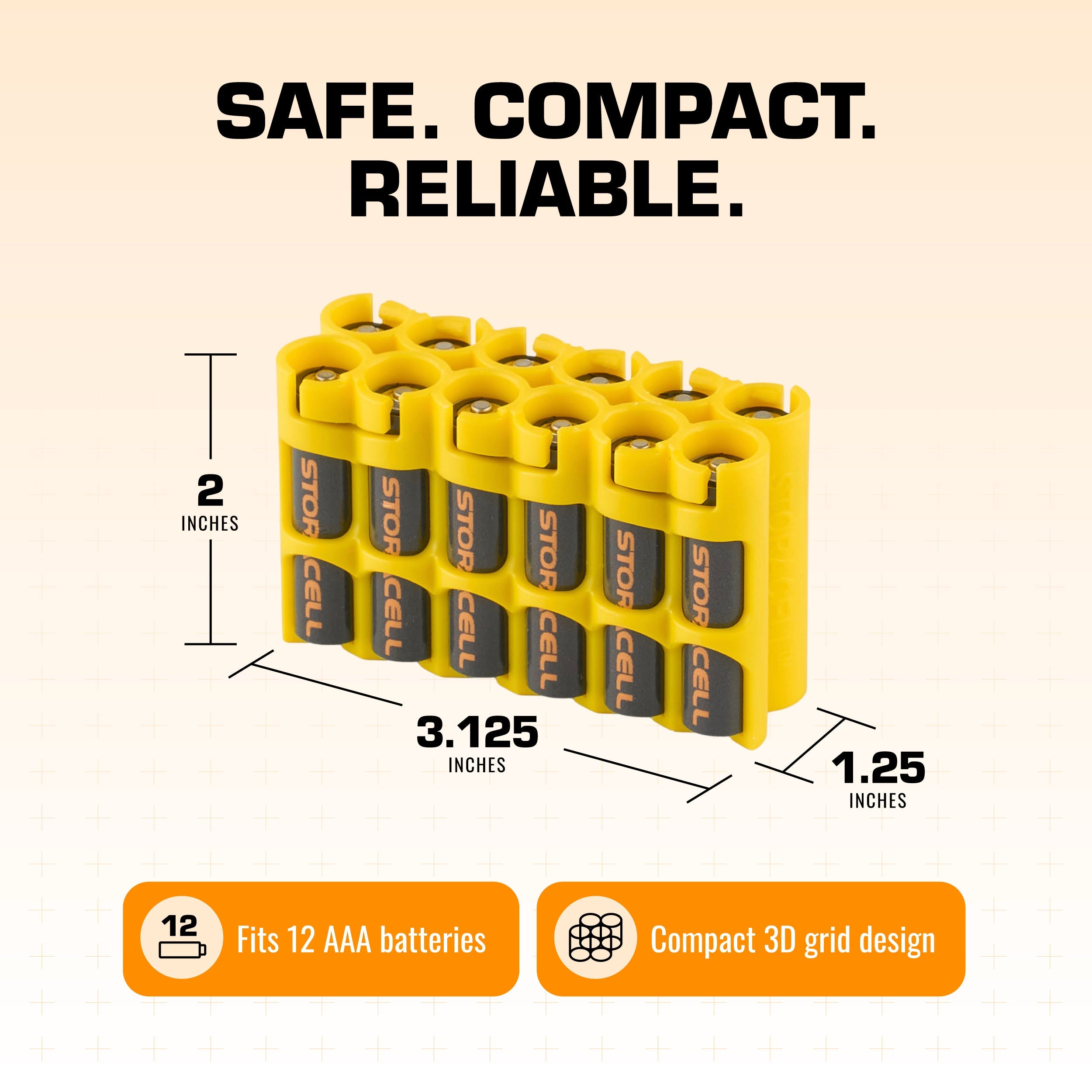 AAA 12 Pack (Yellow)