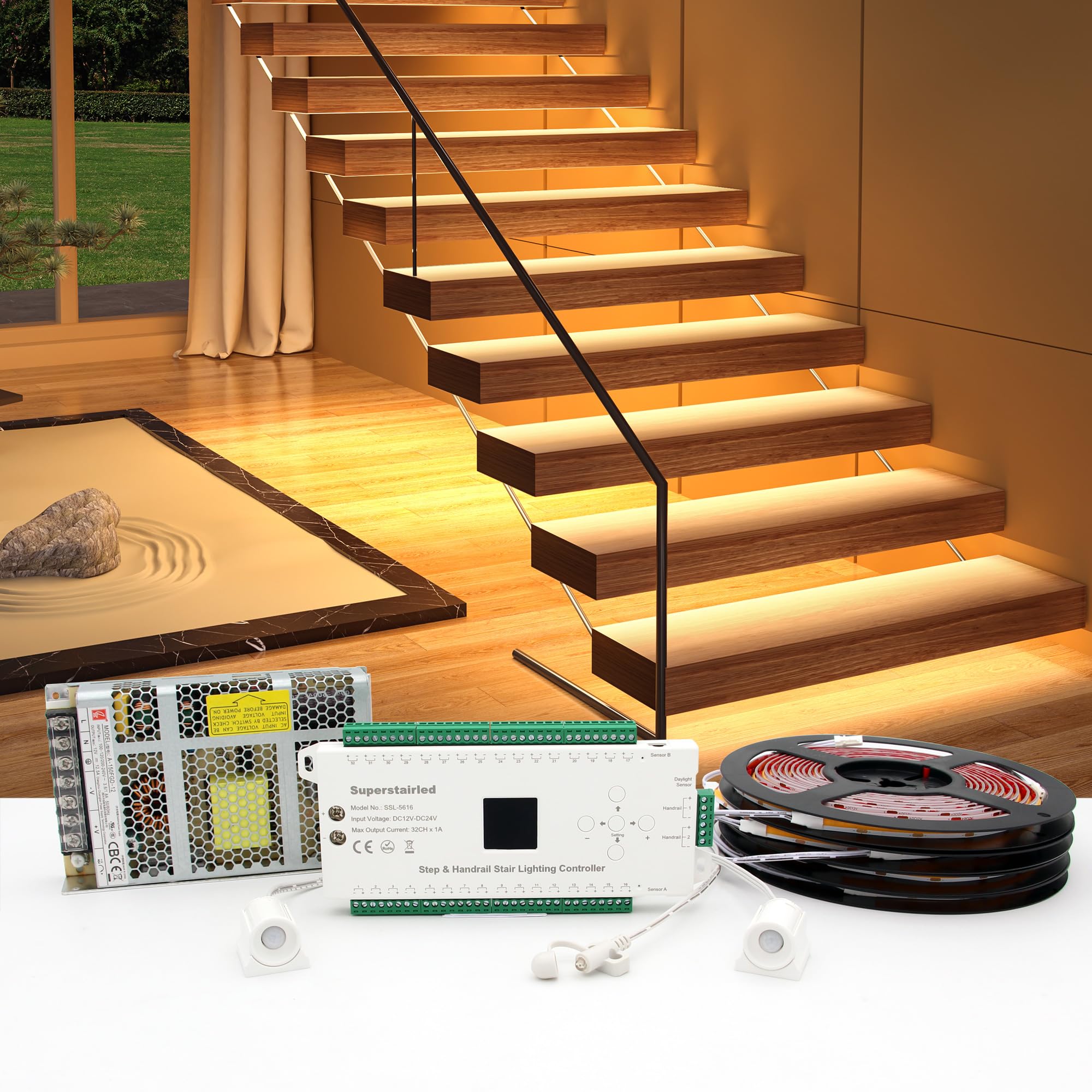 Superstairled LED Stair Lights Kit