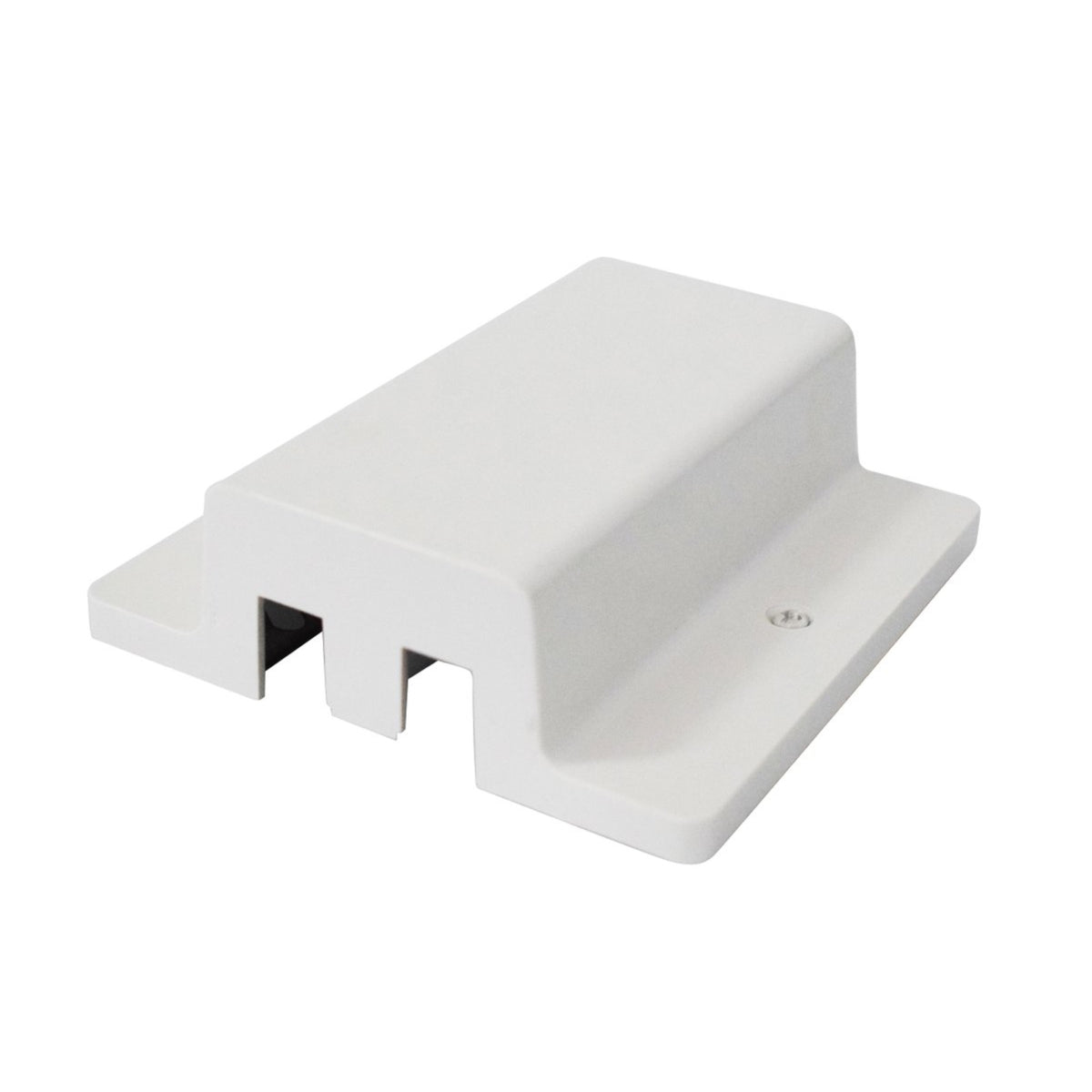 FLOATING ELECTRICAL FEED TRACK, MATTE frosted white