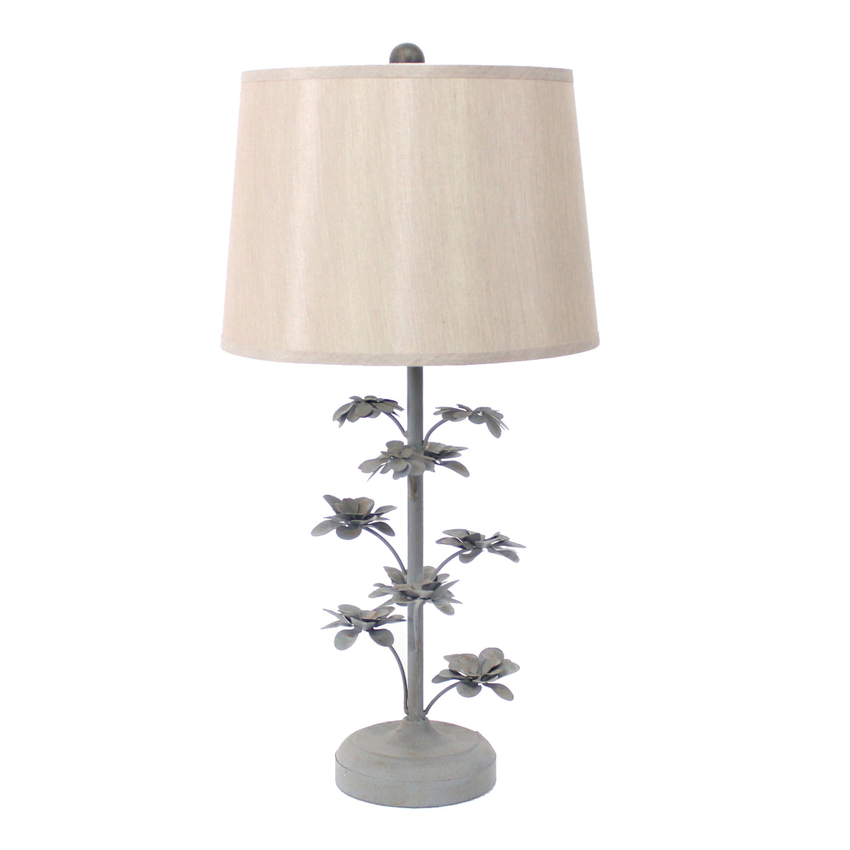 Rustic Flowering Tree Table Lamp