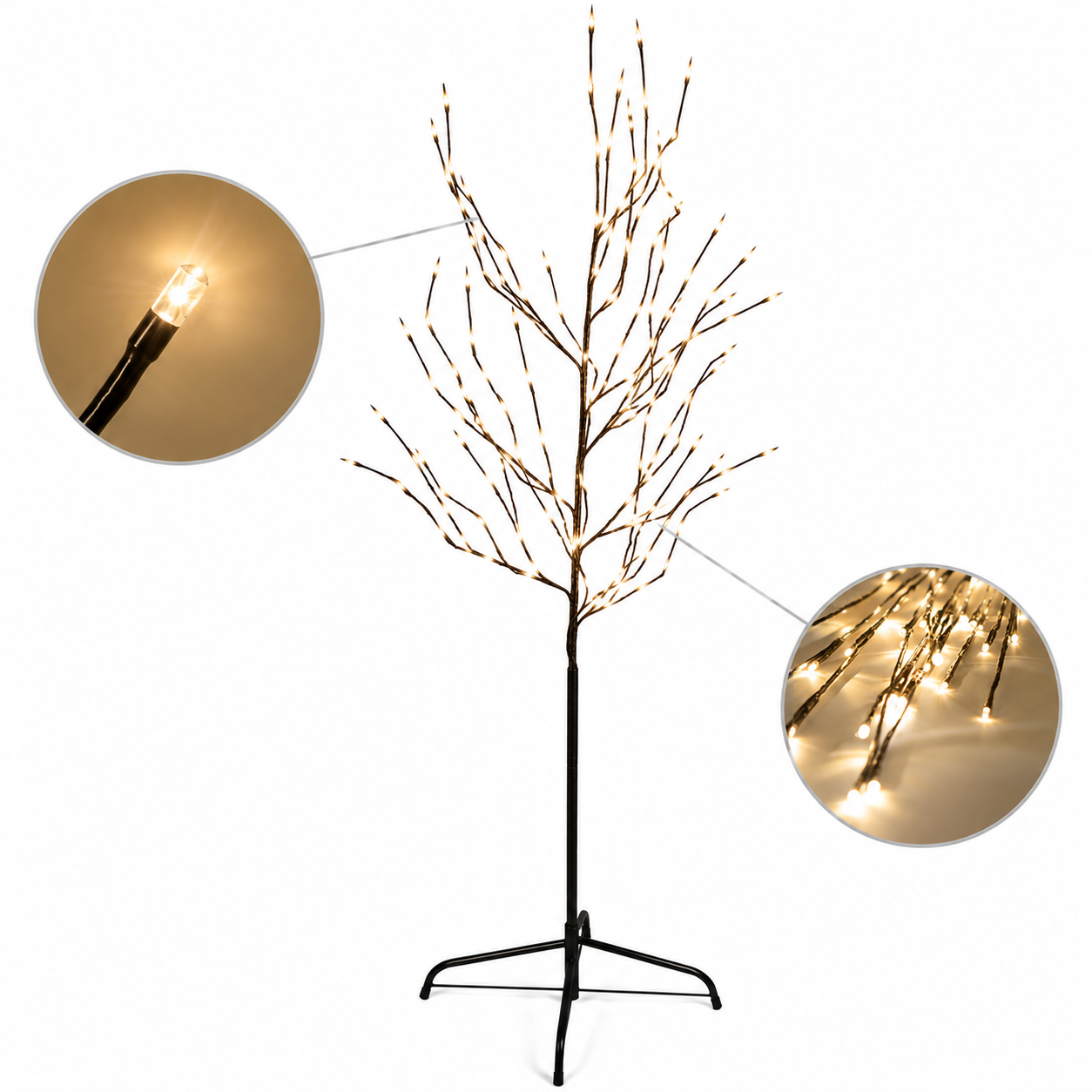 5ft 120L Tree Light, Warm White