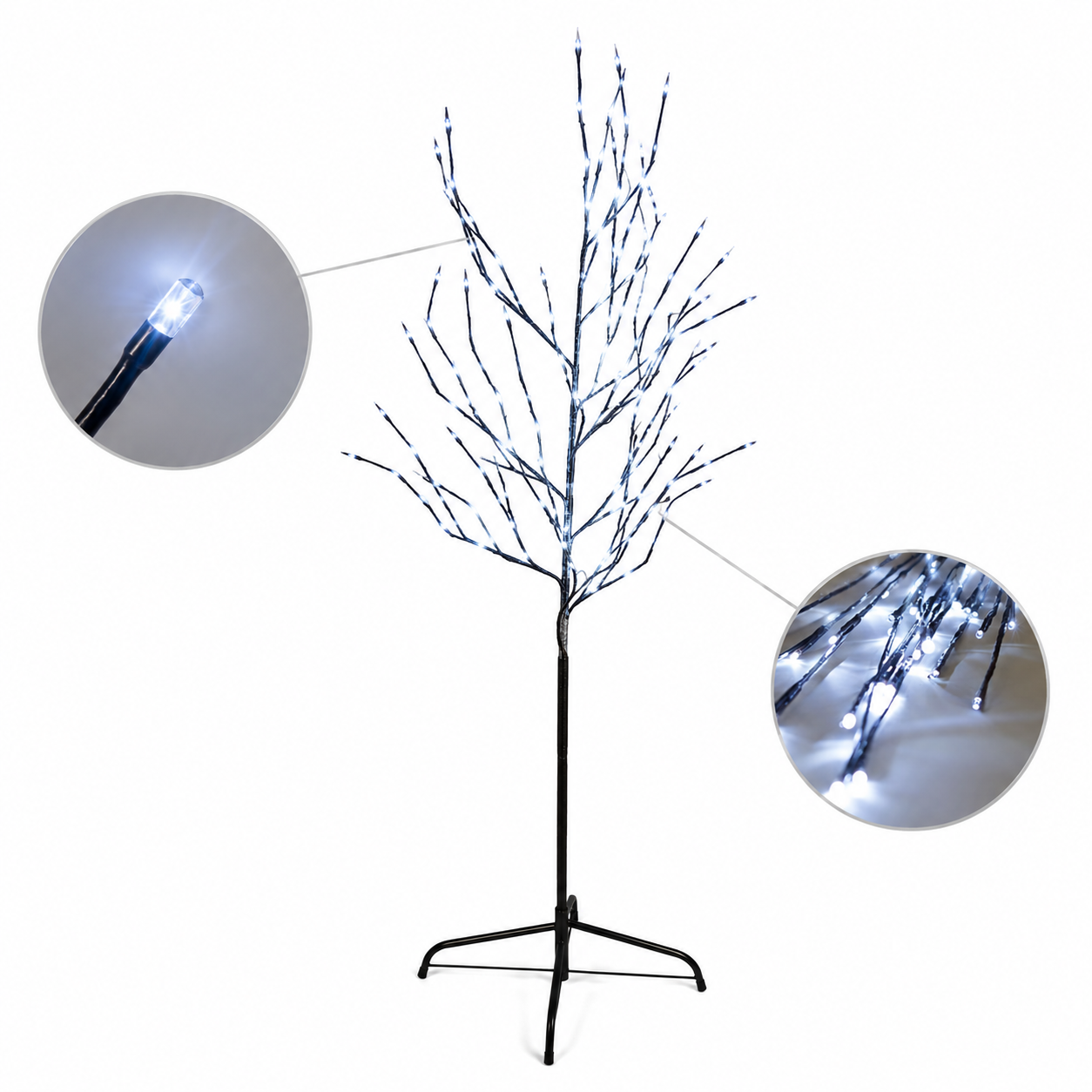 5ft 120L Tree Light, White