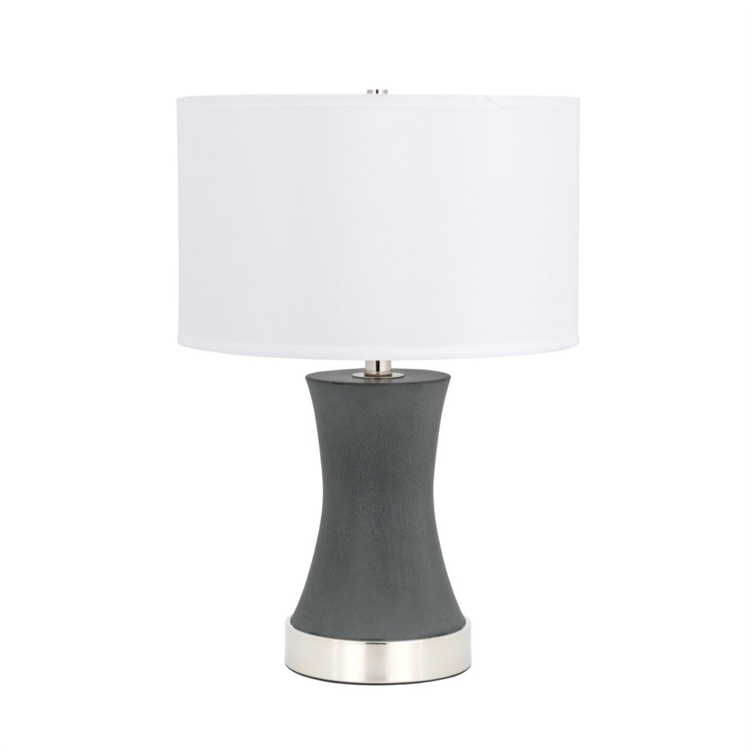 Knox 1 light Polised Nickel Table Lamp