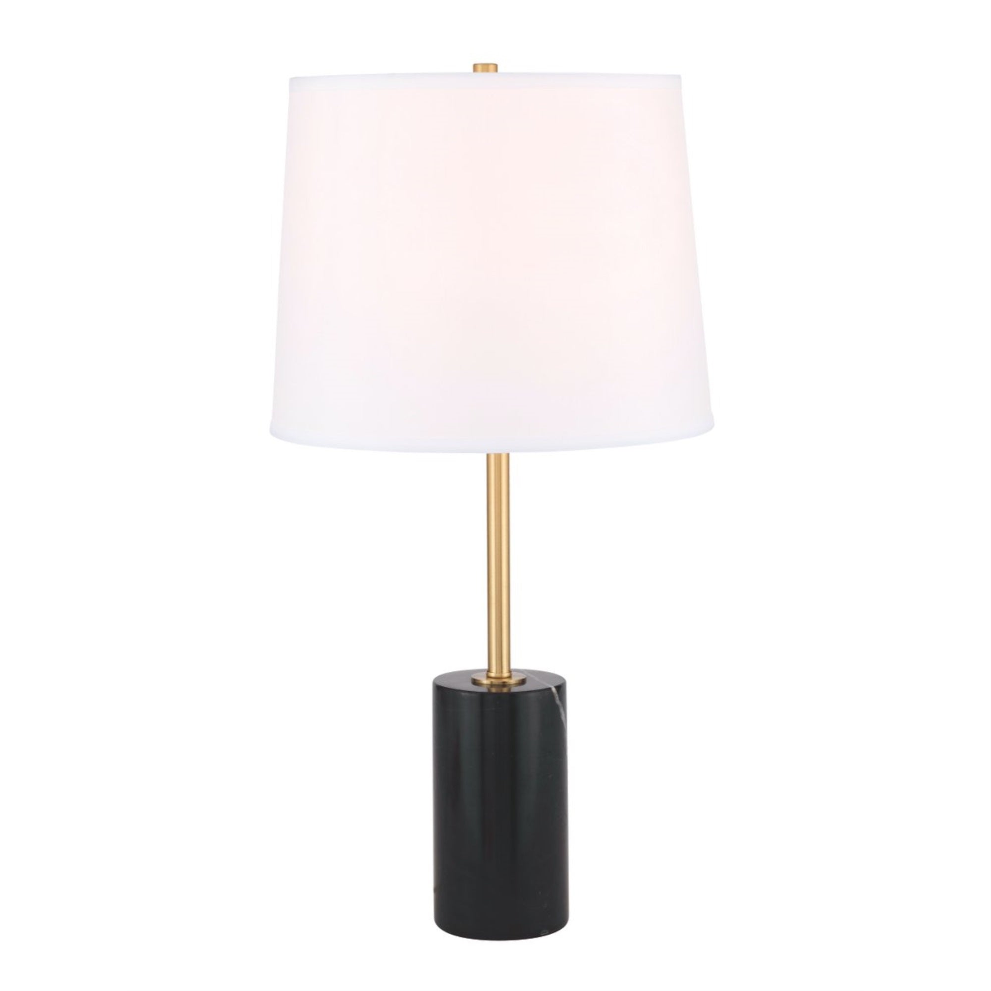 Laurent 1 light Brass Table Lamp