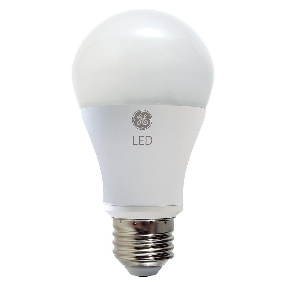 GE LED Bulb A19 10-Watt 800 Lumens 2-Pack White Copper