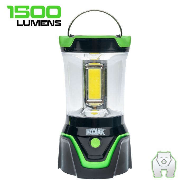 KODIAK Kodiak Kamper Camping Lantern - 1500 Lumens, Weather Resistant, ABS Material, One Size, Multi Color, Model 24211-4