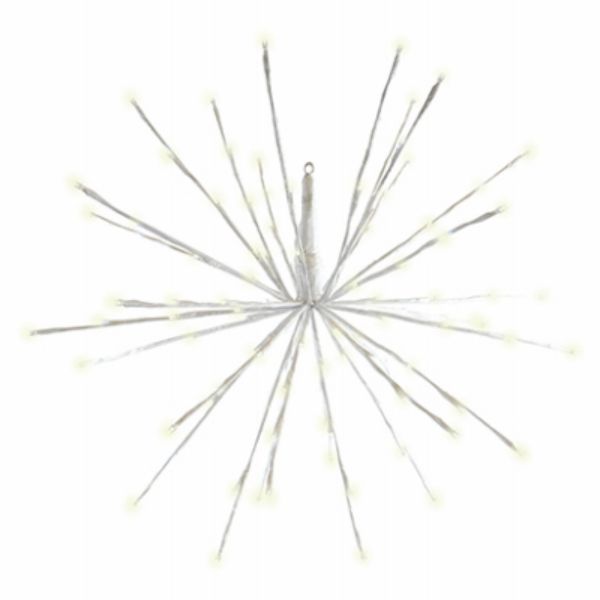 Holiday Bright Lights Led-24Rb-Gww Wire Led Sphere, 20 Branches, 8 Functions, Radiant Blast Warm White, 24- - Quantity 6