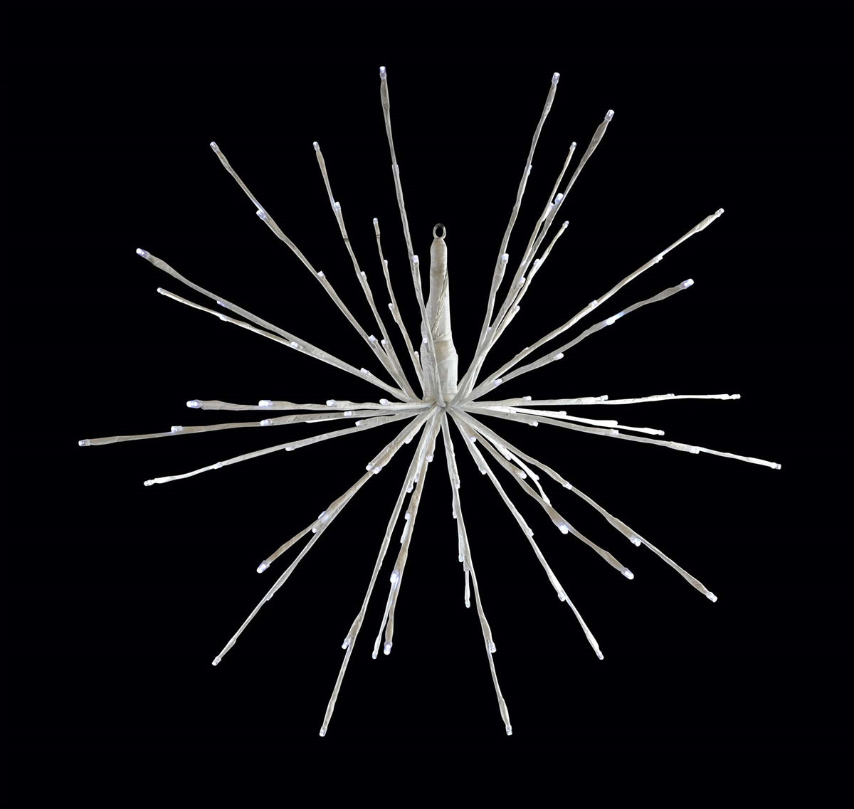 Holiday Bright Lights Led-24Rb-Spw Wire Led Sphere, 20 Branches, 8 Functions, Radiant Blast Pure White, 24- - Quantity 6