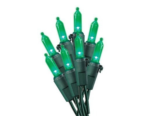 Noma/Inmliten-Import 40835-88A 0 50 Count, Green, Led Traditional Mini Bulb Light Set