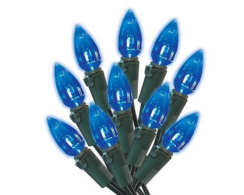 Noma/Inmliten-Import 47716-88A 0 70 Count, Blue, C3, Led Set, Green Wire W/ 3&quot; Light Spacing
