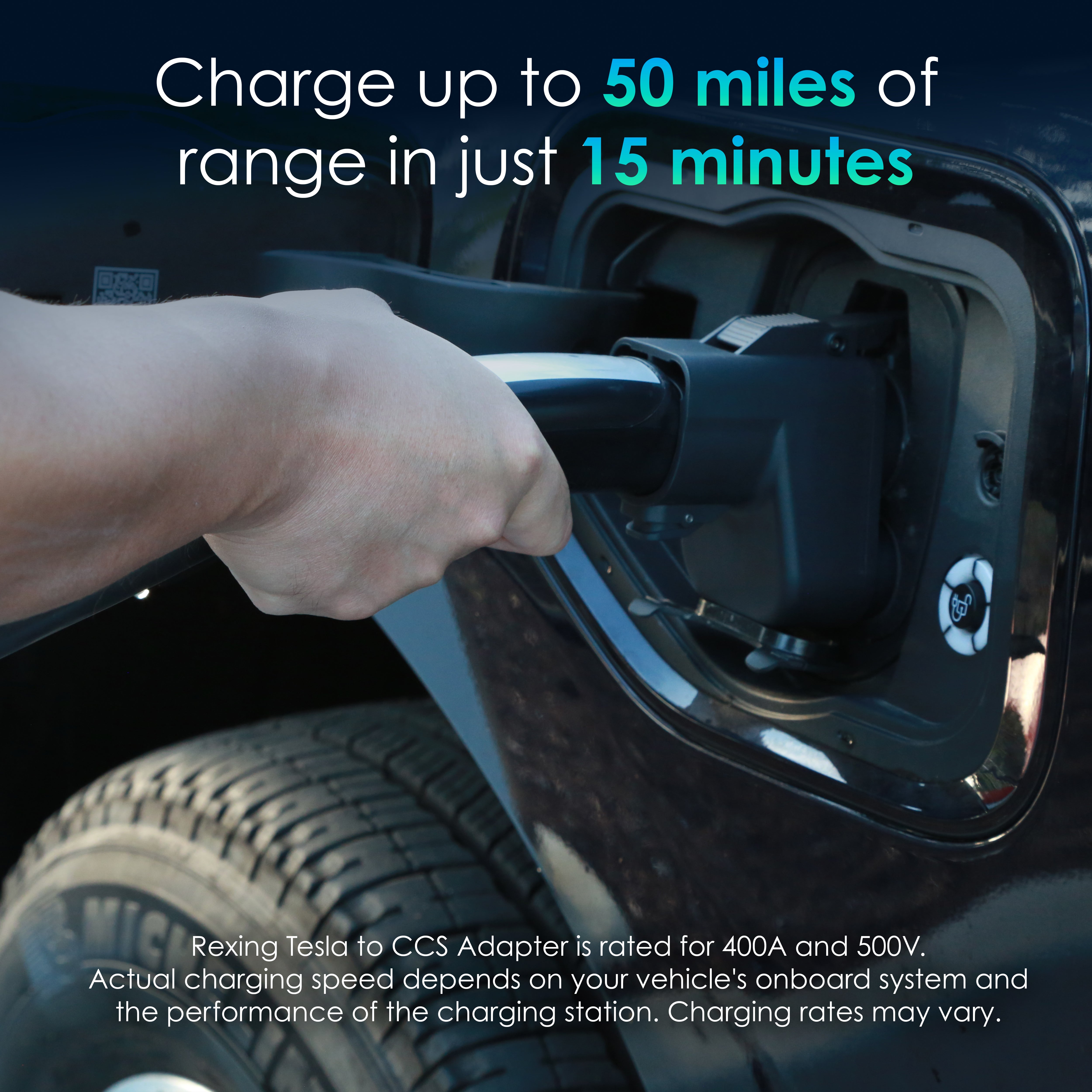 Rexing NACS to CCS Adapter for EVs