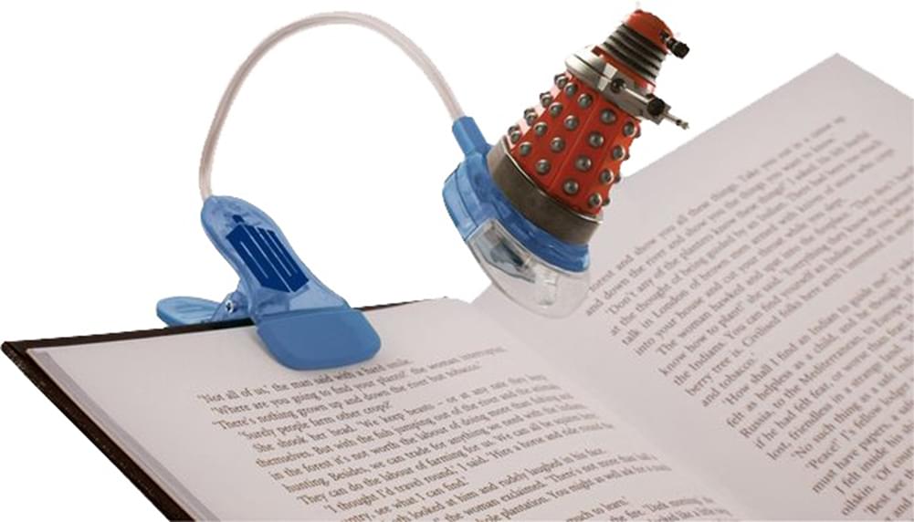 Doctor Who Clip On Book Light, Plastic Material, Red Color, Model B0041D7WLM