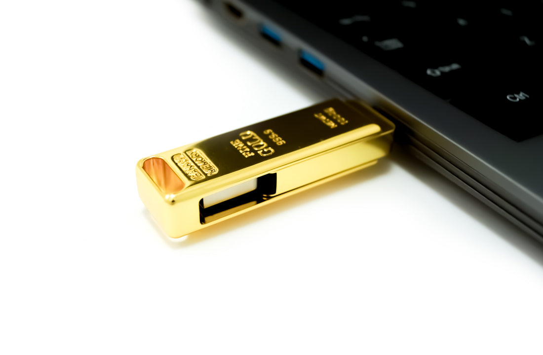 Gold Bar USB 3.1 Flash Drive