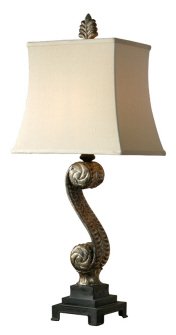 Uttermost Maris - Large 2 Light Table Lamp 31.25 Inches Tall And 17 Inches Wide