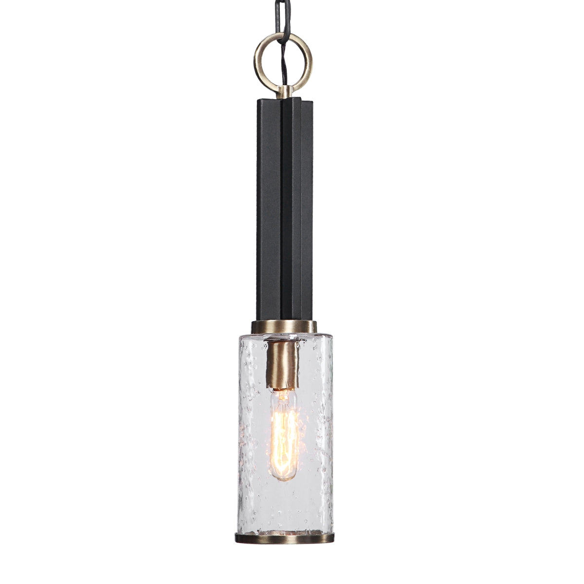 Uttermost Jarsdel Mini Pendant 1 Light - 4.5 Inches Wide By Inches Deep -Traditional Installation