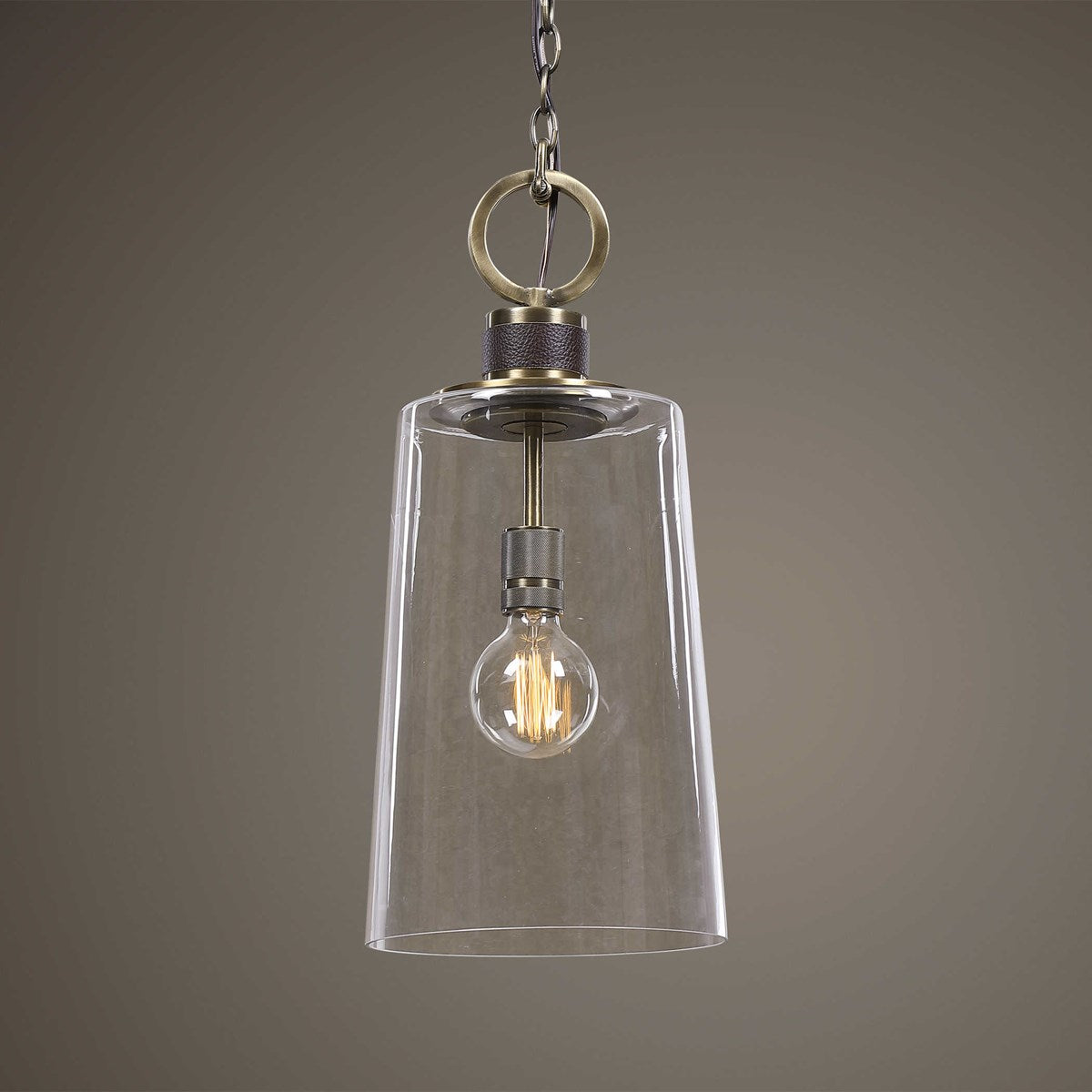 Uttermost 1 Light Mini Pendant Alloy Steel Copper 10x10x22 Model 21522 Traditional Installation