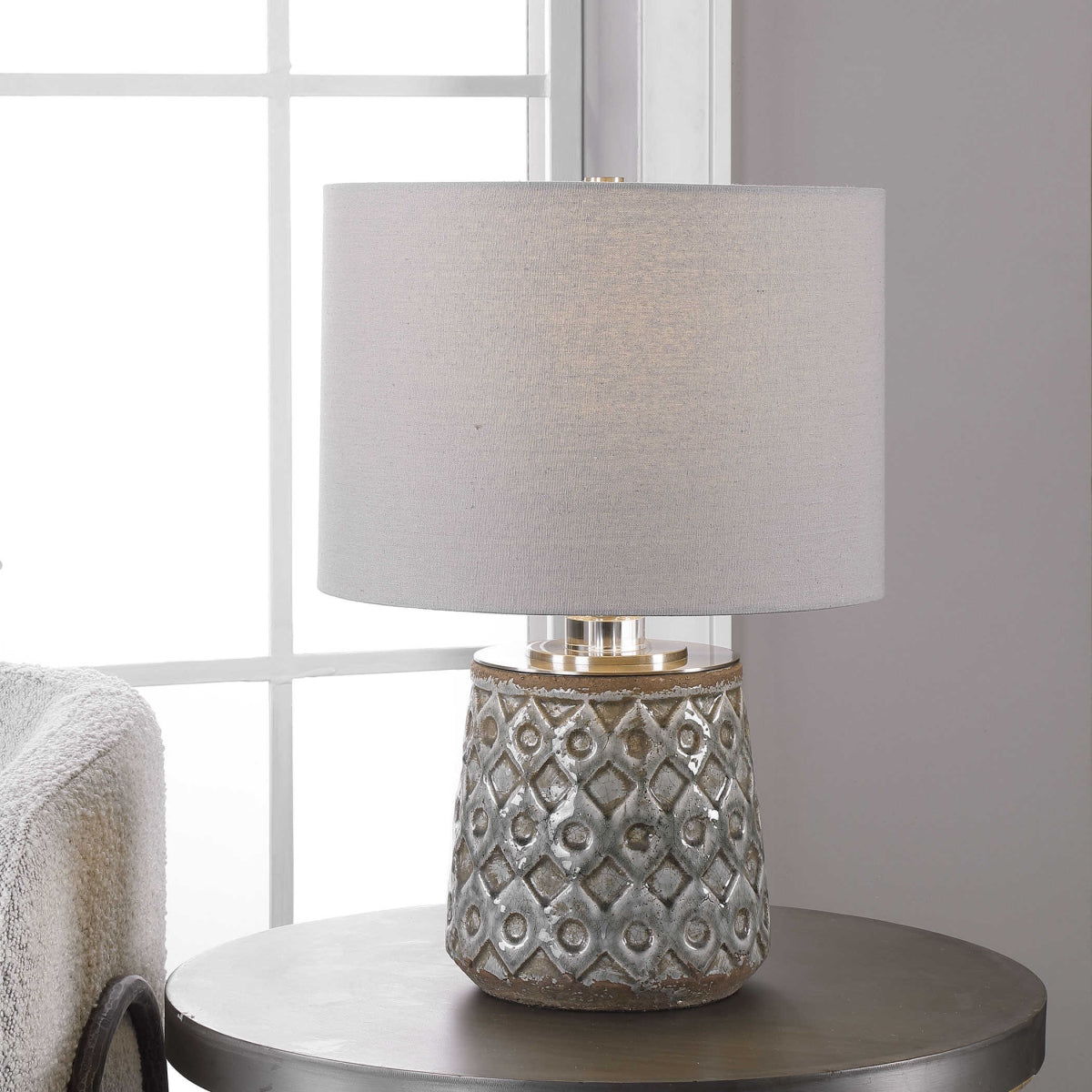 Uttermost Cetona - 1 Light Table Lamp - 14 Inches Wide By 14 Inches Deep