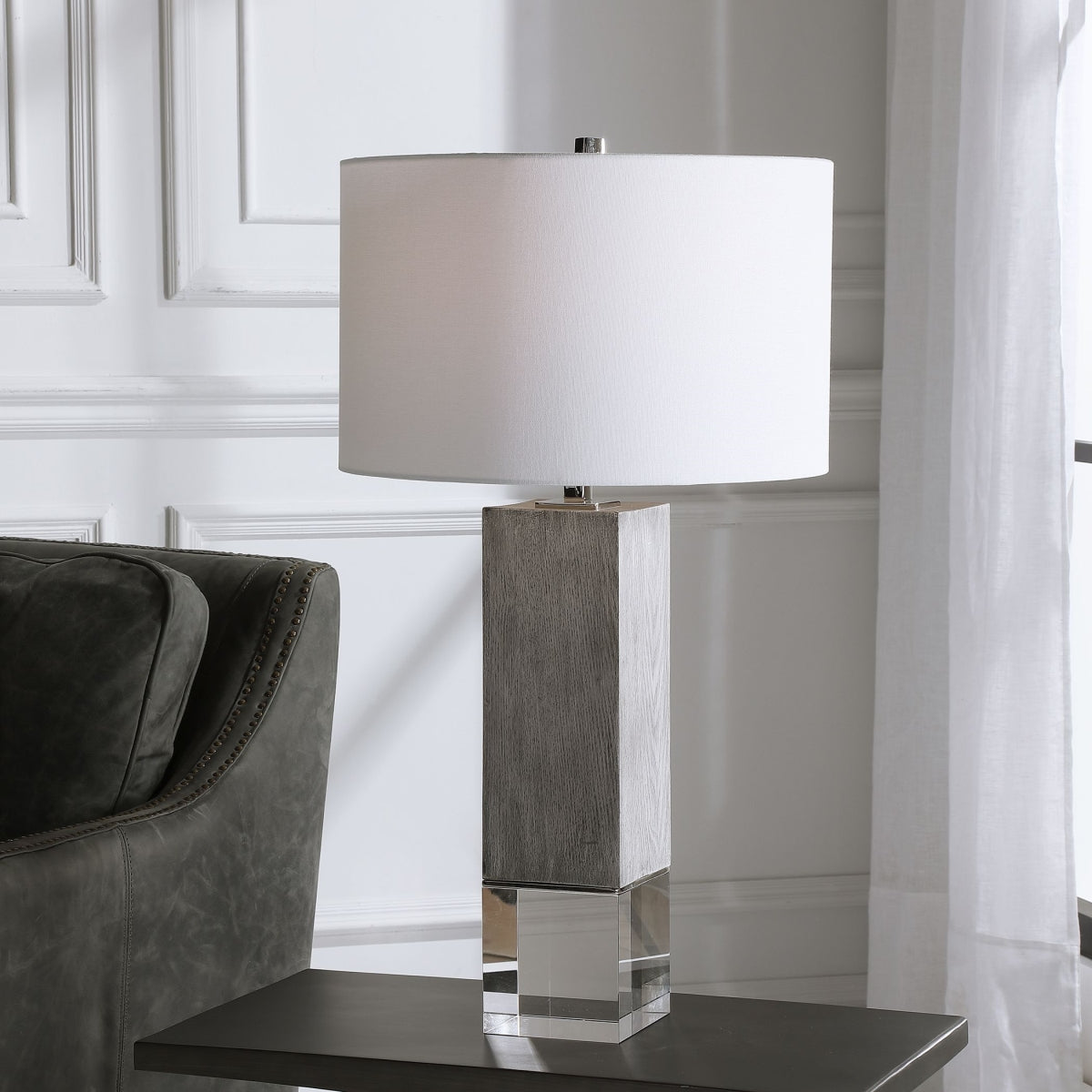 Uttermost Cordata - 1 Light Modern Lodge Table Lamp - 16 Inches Wide By 16 Inches Deep