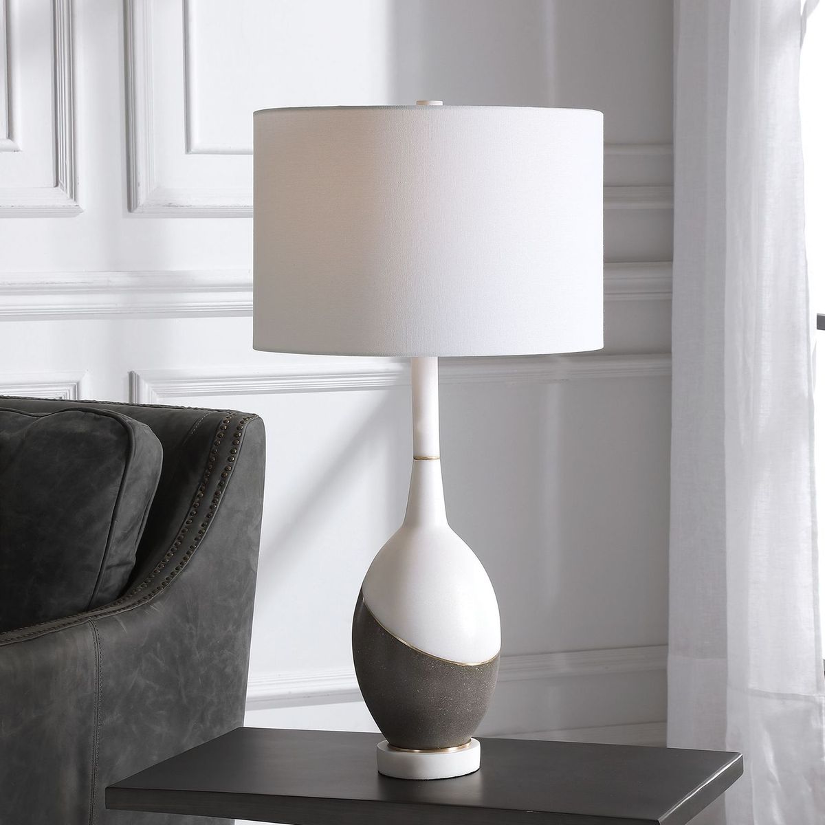 Uttermost Tanali - 1 Light Modern Table Lamp - 15 Inches Wide By 15 Inches Deep