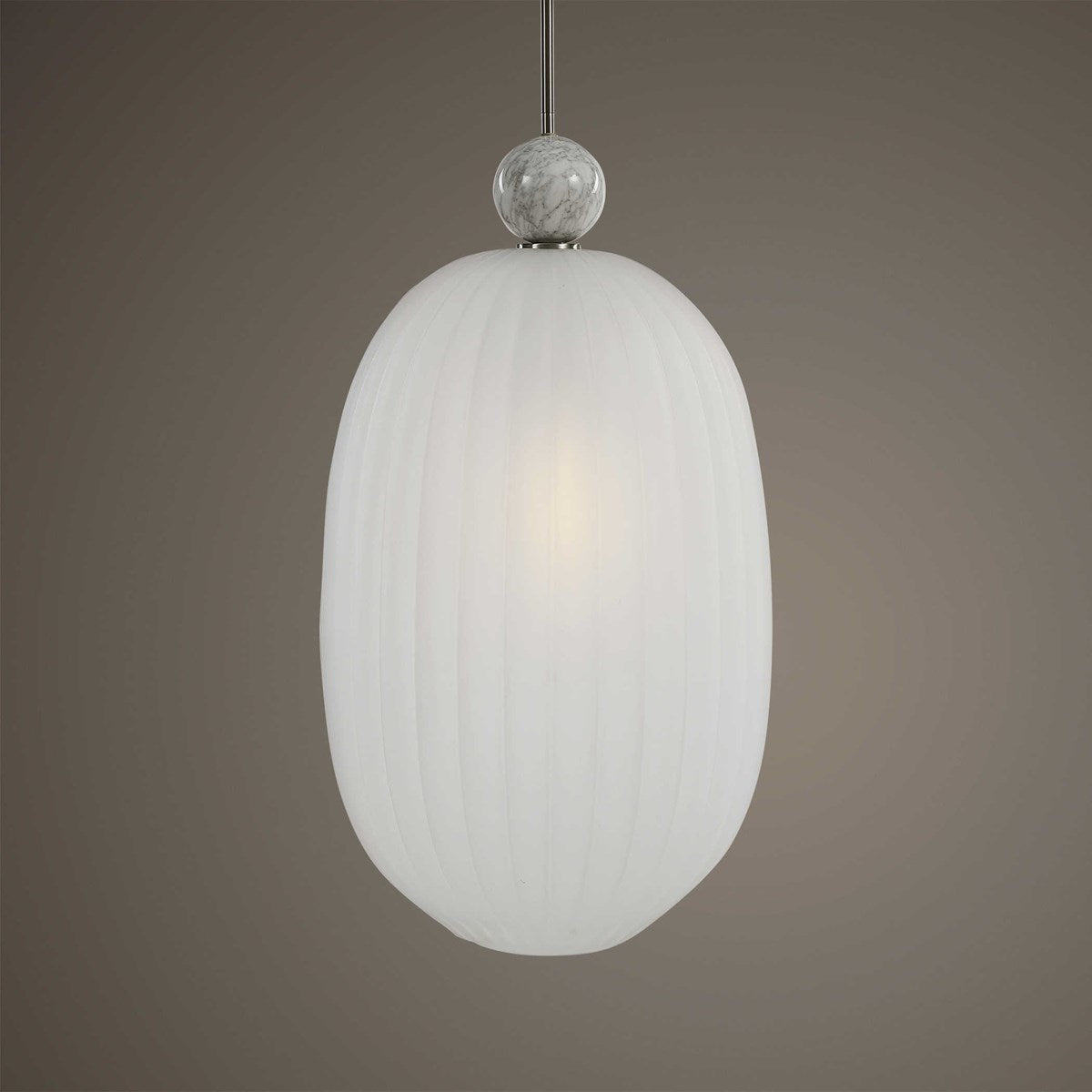 Uttermost Creme - 1 Light Oversized Pendant - 15.75 Inches Wide By 15.75 Inches Deep -Traditional Installation